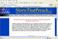 Christian T-shirt designs that are not for the faint of heart.